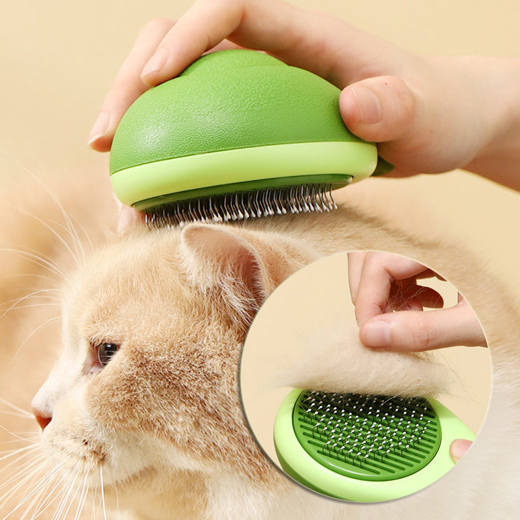 アボカド型ペットブラシ 抜け毛取り グルーミングコーム 猫・犬用 | Kizuna Pets