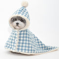 ペット用 ブランケット 寝袋 犬・猫用 コットン100% S/M/L かわいい チェック柄 - Kizuna Pets