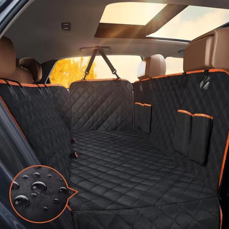 車用ペットマット 後部座席汚れ防止 オックスフォード 犬用 147×137cm | Kizuna Pets