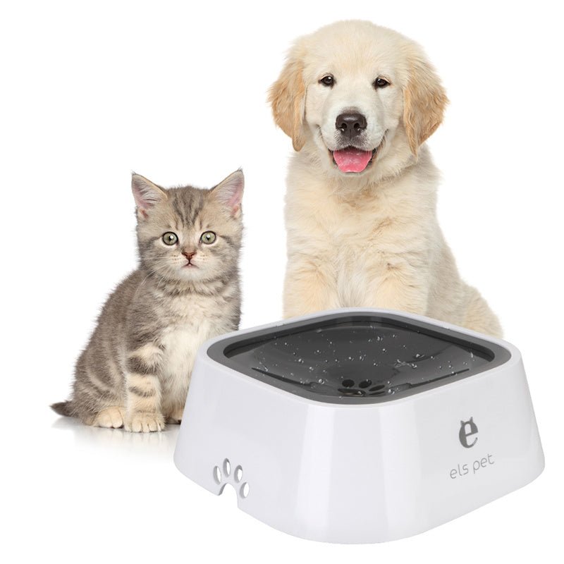 ペット用フローティングウォーターボウル 1.5L 溢れ防止 猫・犬対応 | Kizuna Pets