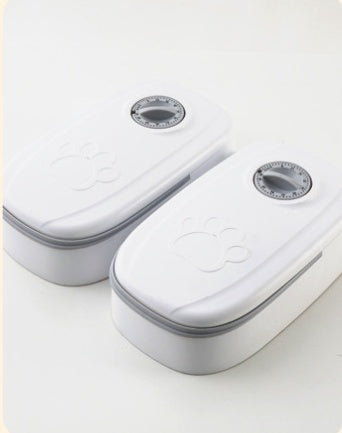 重力式自動給餌・給水器 2イン1 猫犬対応 電気不要 大容量 | Kizuna Pets