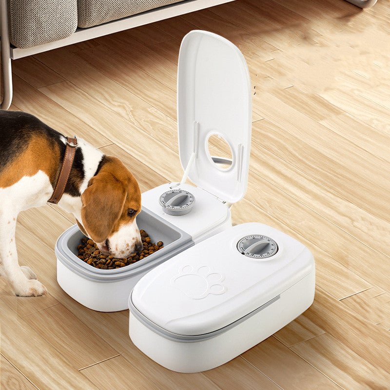 重力式自動給餌・給水器 2イン1 猫犬対応 電気不要 大容量 | Kizuna Pets