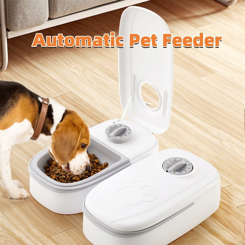 重力式自動給餌・給水器 2イン1 猫犬対応 電気不要 大容量 | Kizuna Pets