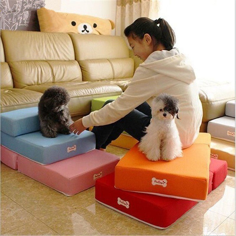 ペット用階段 関節サポートステップ 小型・シニア犬猫対応 大小2サイズ | Kizuna Pets