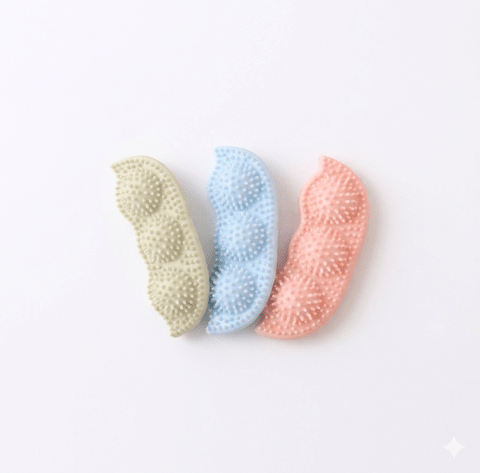 犬用 歯磨きおもちゃ｜天然ゴム製・耐噛み・3色展開 - Kizuna Pets