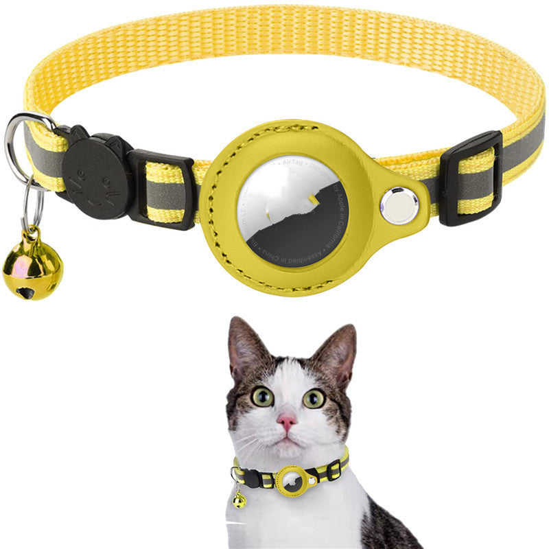 猫犬用リフレクティブ首輪 AirTag対応防水ホルダー付き 7色展開 | Kizuna Pets