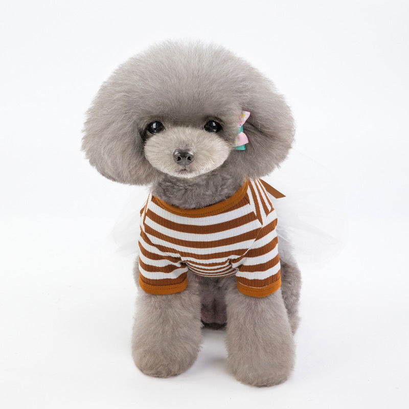 小型犬用テディベアスタイルスカート コットン素材 2色5サイズ | Kizuna Pets