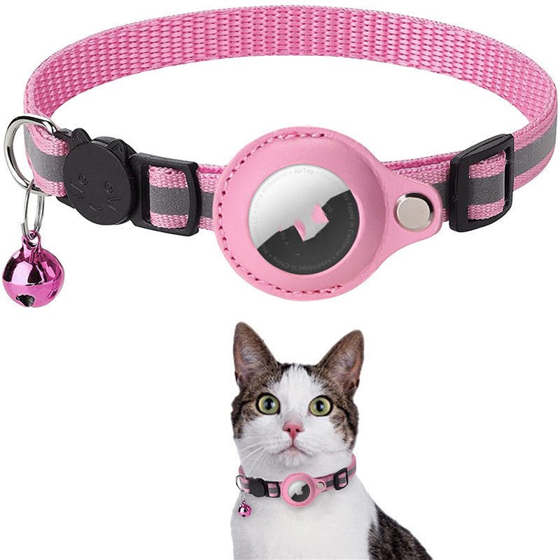 猫犬用リフレクティブ首輪 AirTag対応防水ホルダー付き 7色展開 | Kizuna Pets