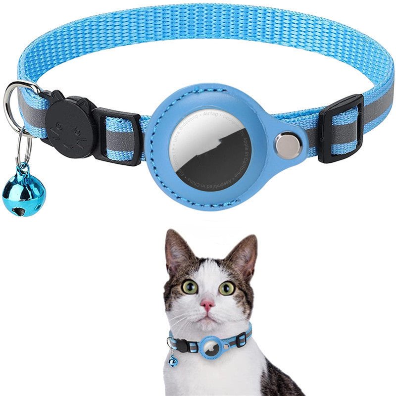 猫犬用リフレクティブ首輪 AirTag対応防水ホルダー付き 7色展開 | Kizuna Pets