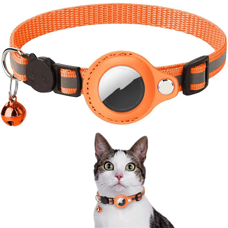 猫犬用リフレクティブ首輪 AirTag対応防水ホルダー付き 7色展開 | Kizuna Pets
