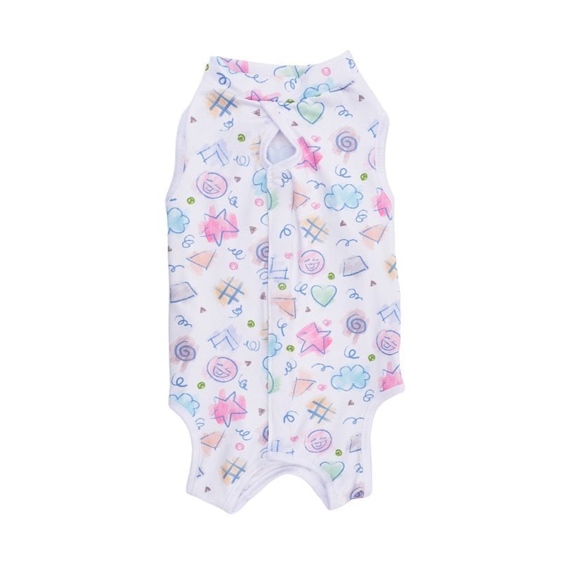 猫用不妊手術服 術後ケア・傷口保護 柄プリント S〜XL 20種 | Kizuna Pets