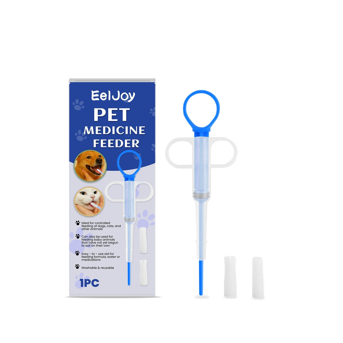 ペット用投薬器 薬のませ器 PP・シリコン製 簡単投薬 犬・猫用 | Kizuna Pets