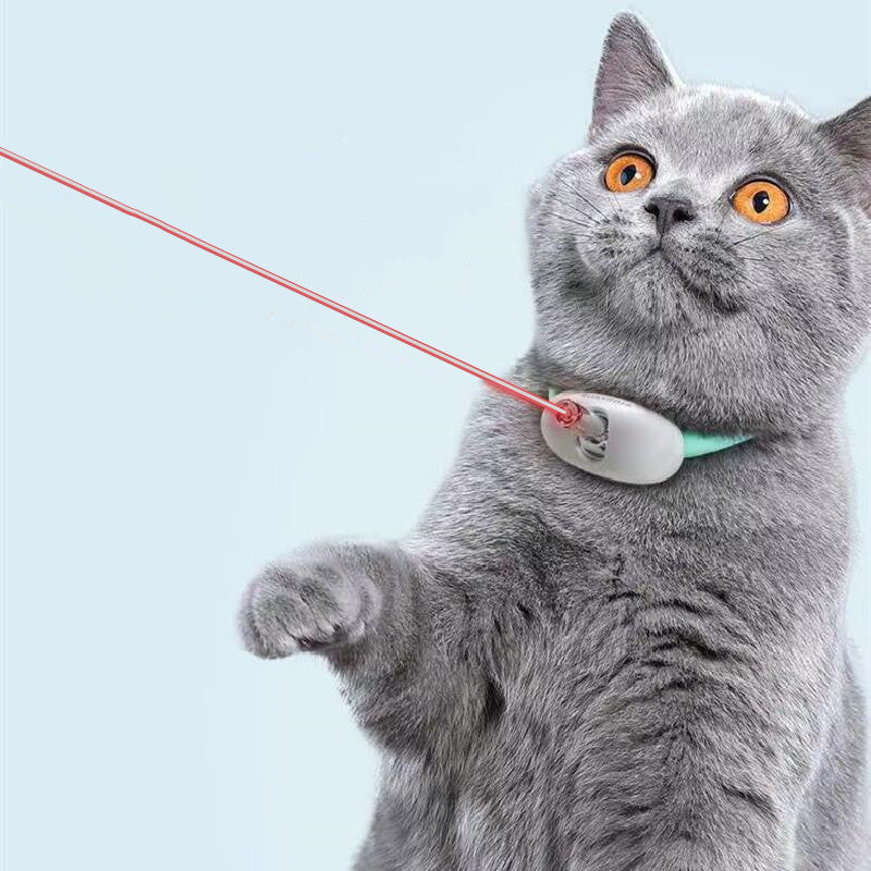 猫用スマートレーザー首輪 自動インタラクティブ USB充電 2モード | Kizuna Pets