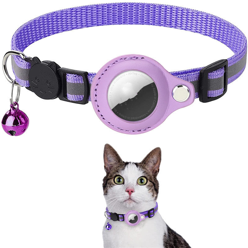 猫犬用リフレクティブ首輪 AirTag対応防水ホルダー付き 7色展開 | Kizuna Pets