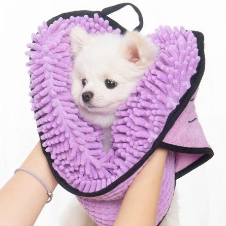 犬猫用バスローブ 超吸水・速乾マイクロファイバータオル 3色展開 | Kizuna Pets