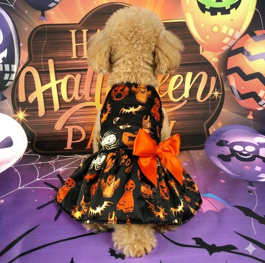 ハロウィン犬服 小型犬・猫用パンプキンドレス ペットコスチューム | Kizuna Pets