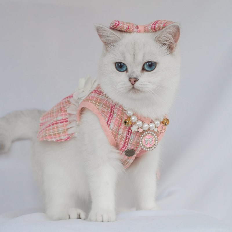 ペット用スカート コスチューム ヘッドドレス付き 猫・犬対応 | Kizuna Pets