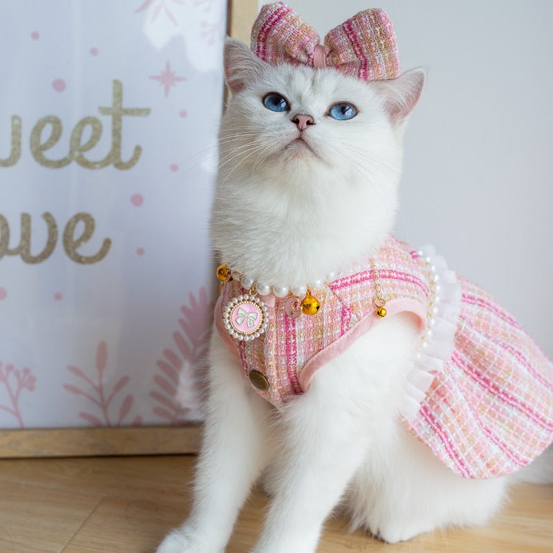 ペット用スカート コスチューム ヘッドドレス付き 猫・犬対応 | Kizuna Pets