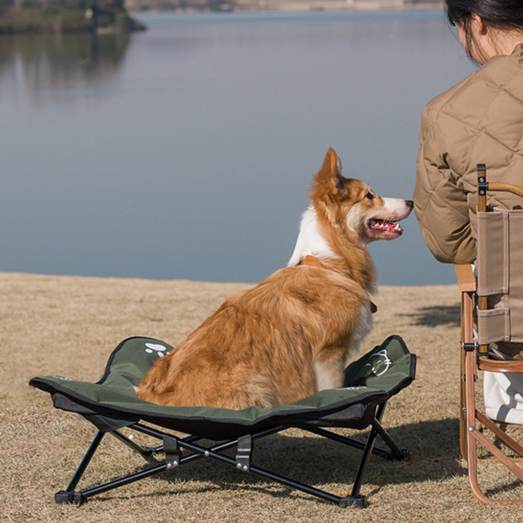 ペット用折りたたみアウトドアベッド 洗える 取り外し可能 犬猫対応 | Kizuna Pets