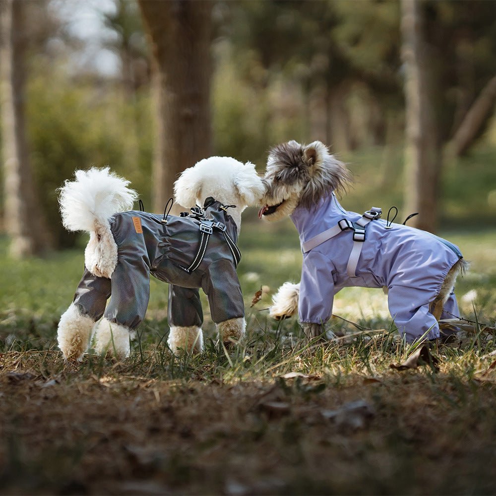 犬用レインコート おしゃれオールインワン ドッグウェア S〜3XL | Kizuna Pets