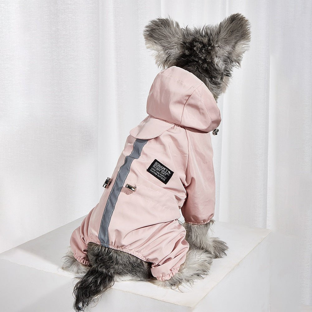 犬用防水レインコート リフレクティブ 夜間安全 S〜XXL対応 | Kizuna Pets