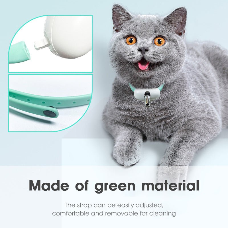 猫用スマートレーザー首輪 自動インタラクティブ USB充電 2モード | Kizuna Pets