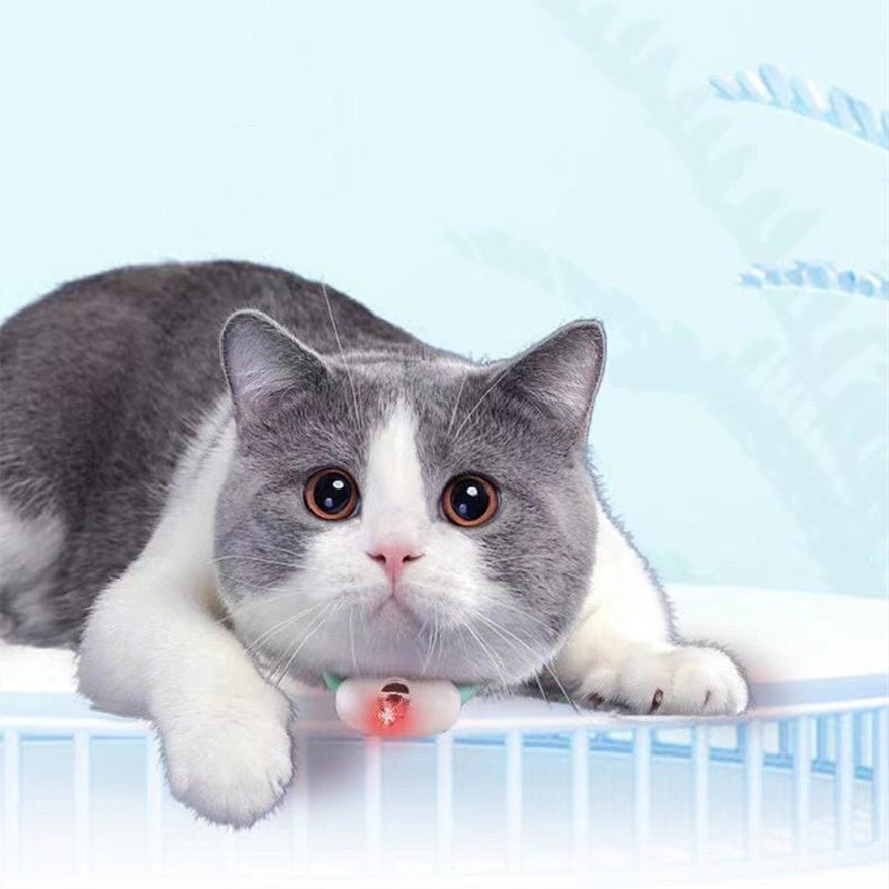 猫用スマートレーザー首輪 自動インタラクティブ USB充電 2モード | Kizuna Pets